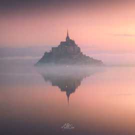 Mont-Saint-Michel-Tramonto